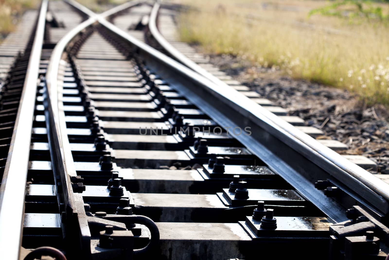 Railroad in thailand,big and long railroad,good railroad