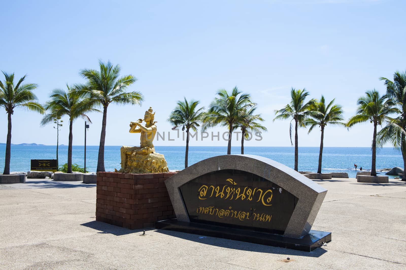 Tropical beach at beautiful ,Mae Ramphueng beach ,Rayong Thailand