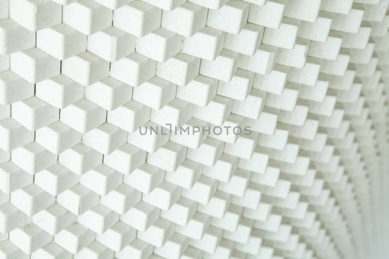 The plaster wall square arranged alternately.Background of old vintage brick wall.