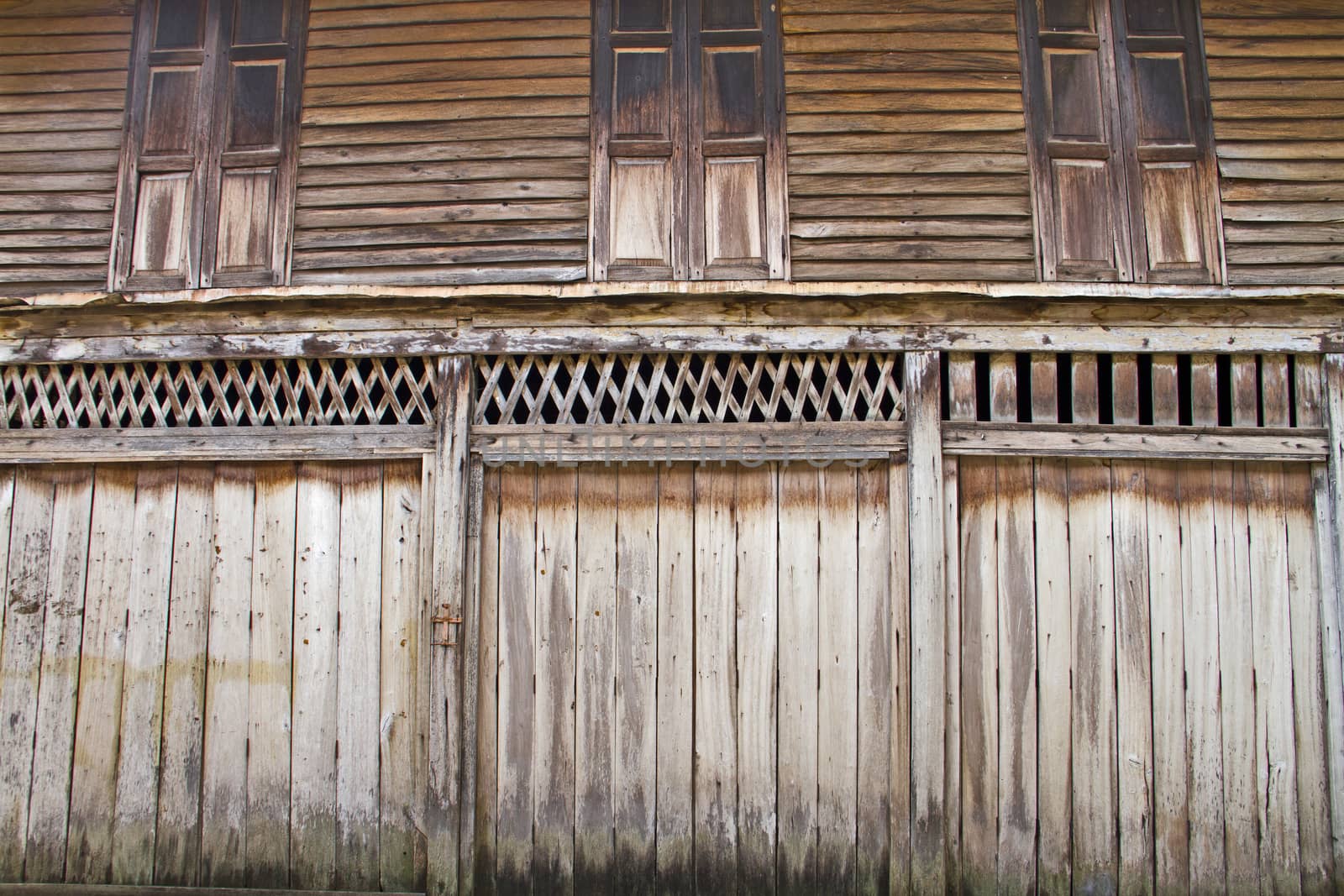 Weathered Wooden Doors with rusted bits,Weathered Wooden Doors.