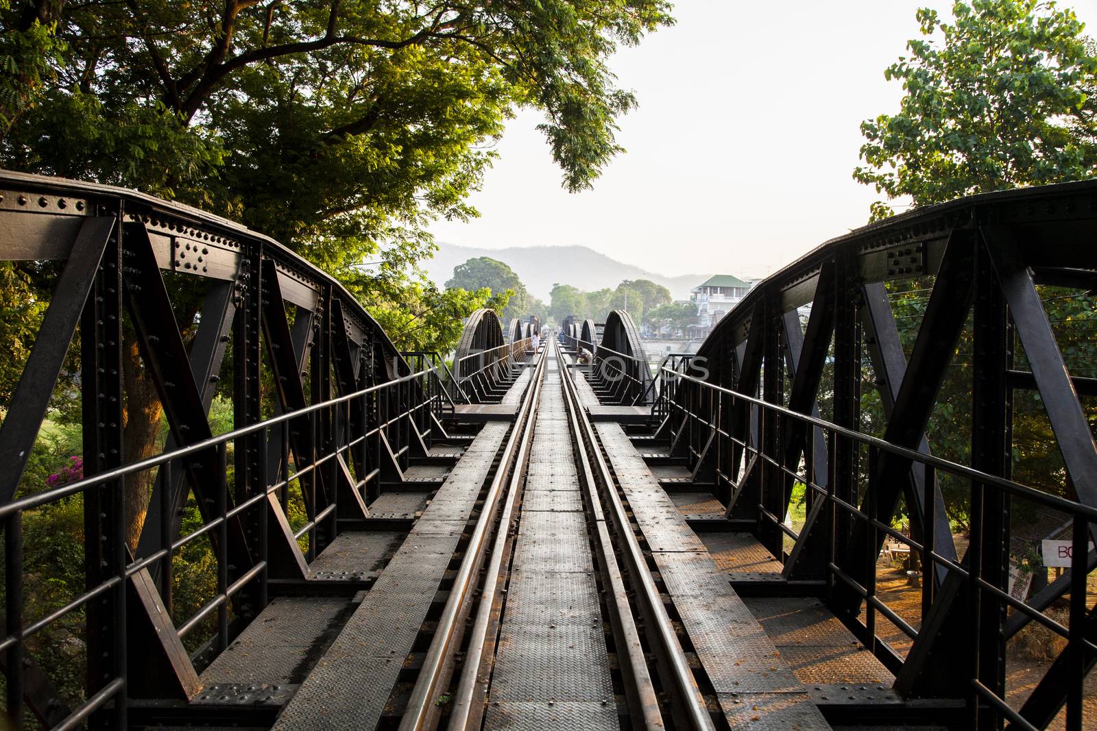 Bridge on the river kwai, Kanchanaburi province,Thailand