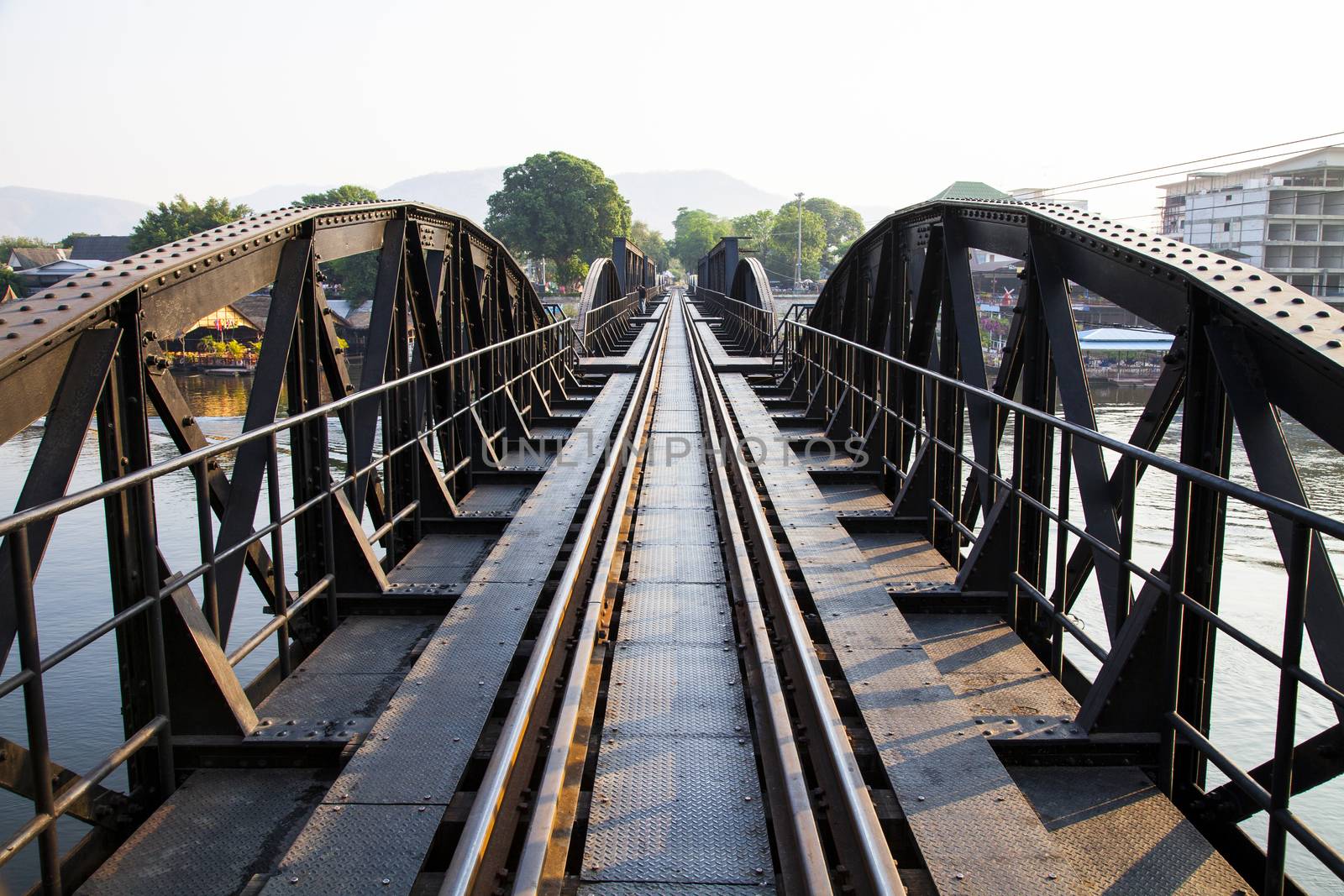 Bridge on the river kwai, Kanchanaburi province,Thailand