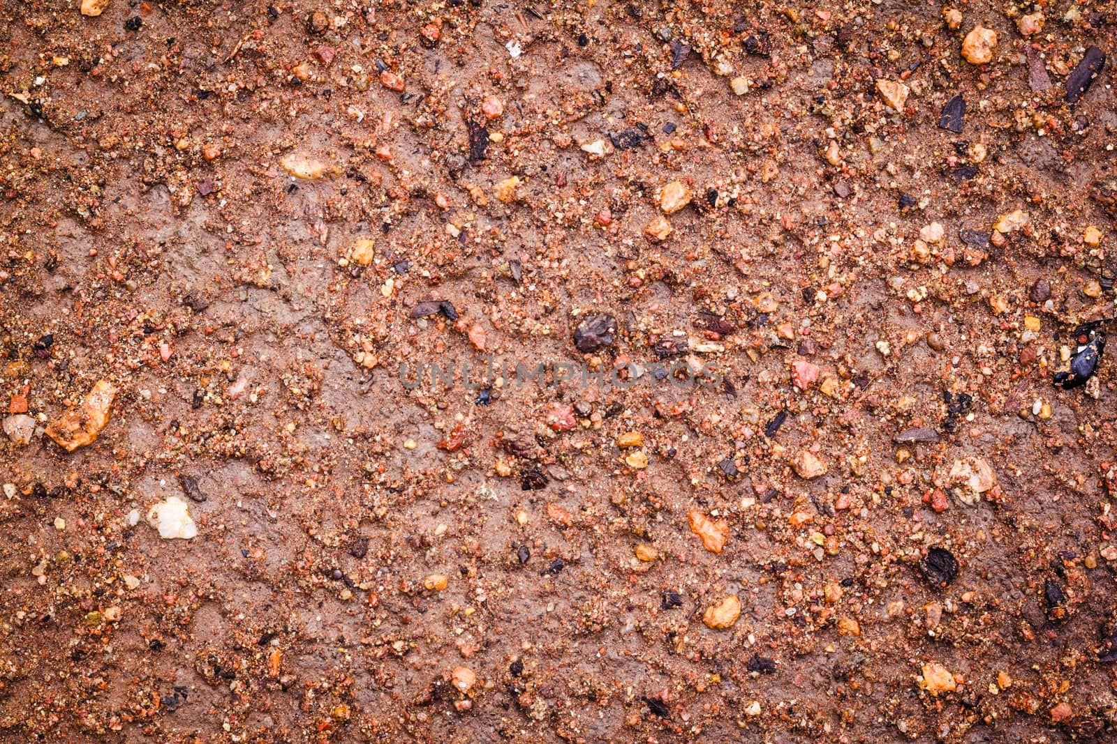 the soil wet texture , background