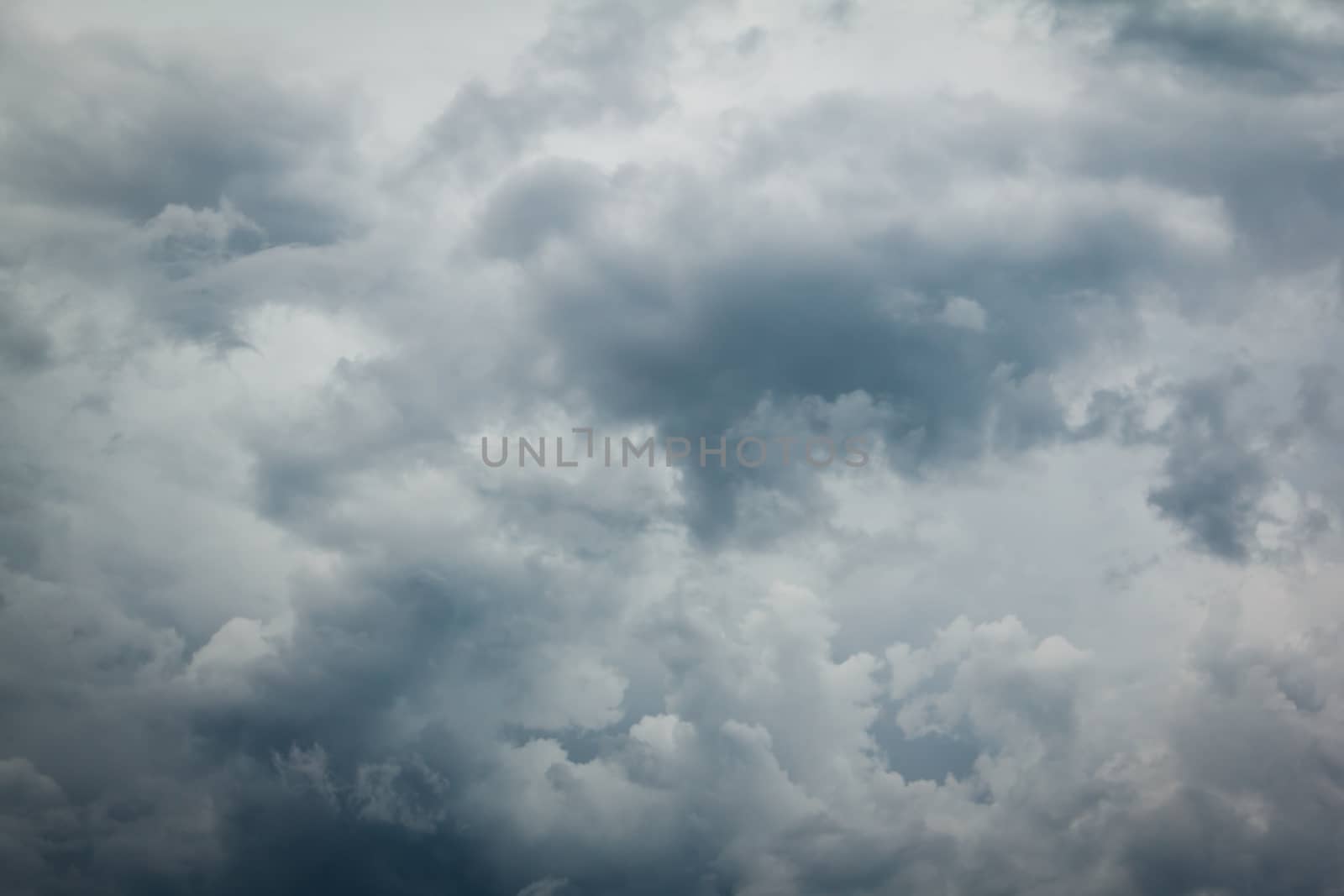 gray cloud at evening before rain, background