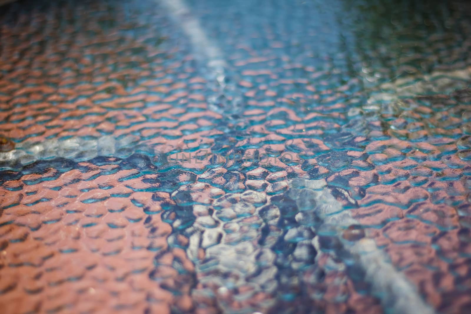 the glass texture of table background