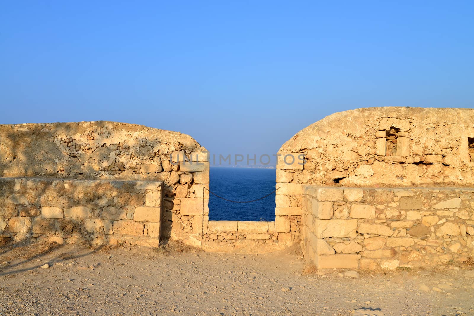 Rethymno city Greece Fortezza fortress landmark architecture