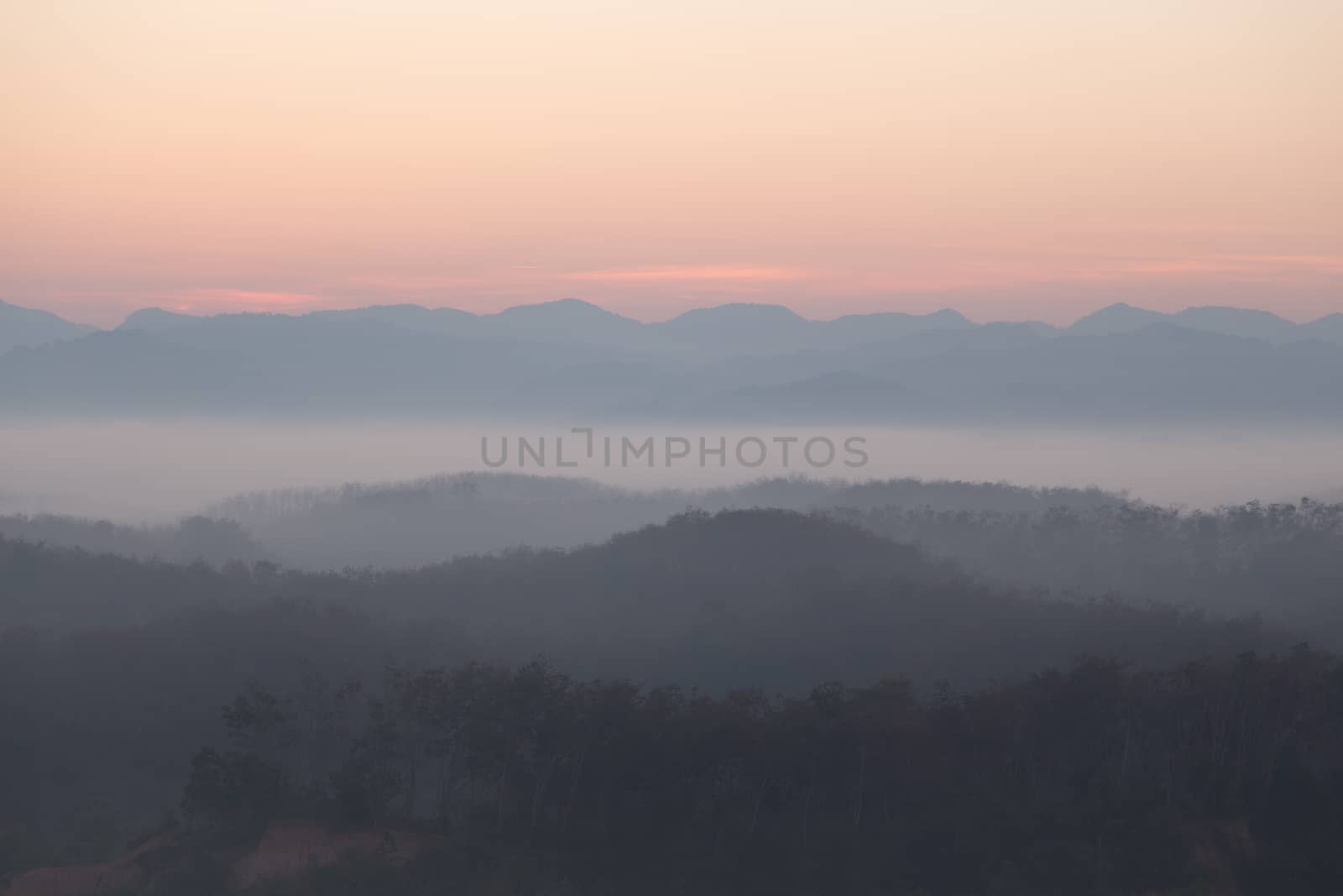 Morning mist at Betong - Yala, Thailand by ngarare