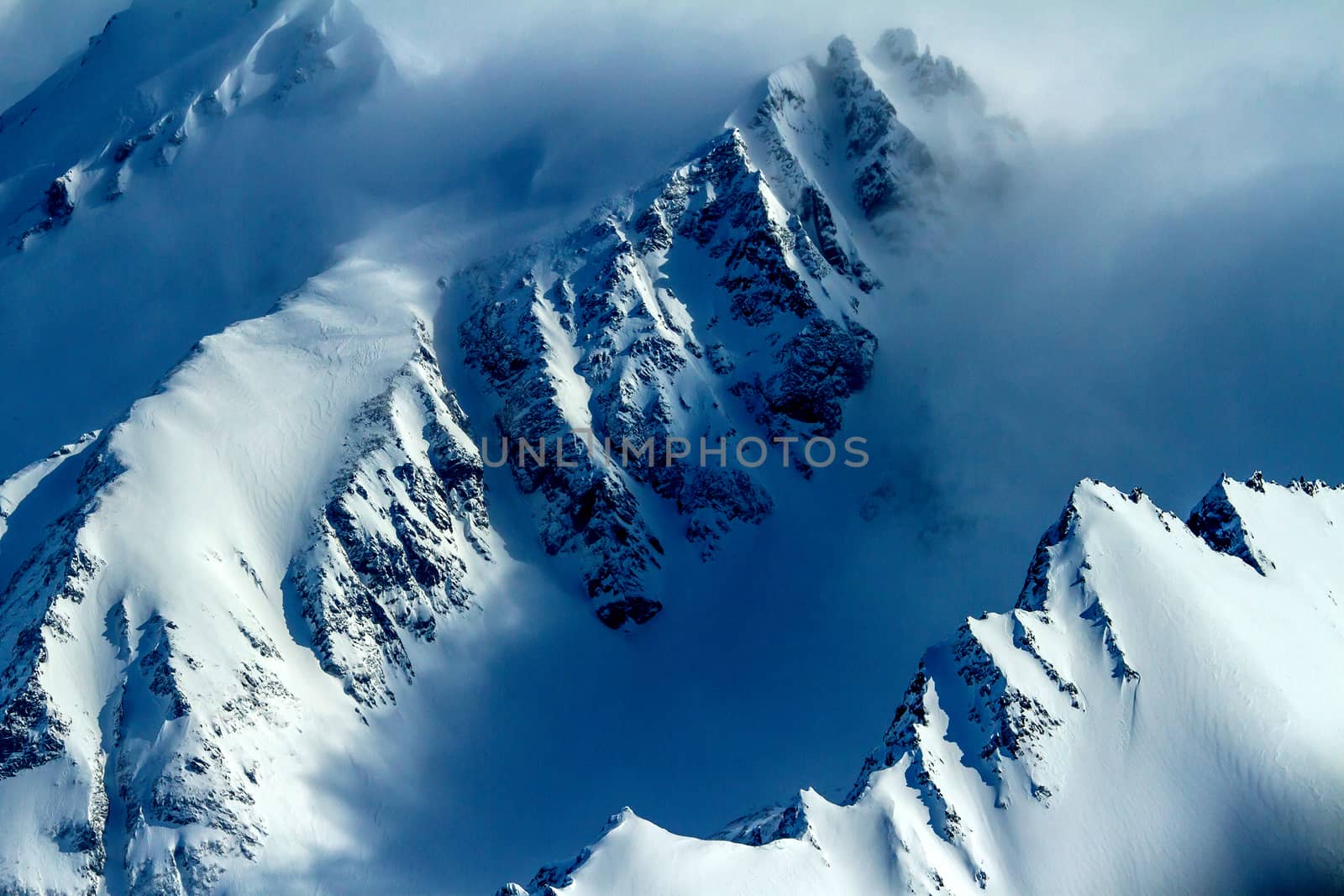 Kamchatka mountain tops by Chudakov