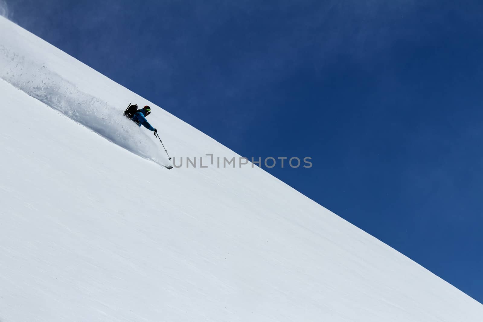 Freeride in mountains of Chile, september 2013