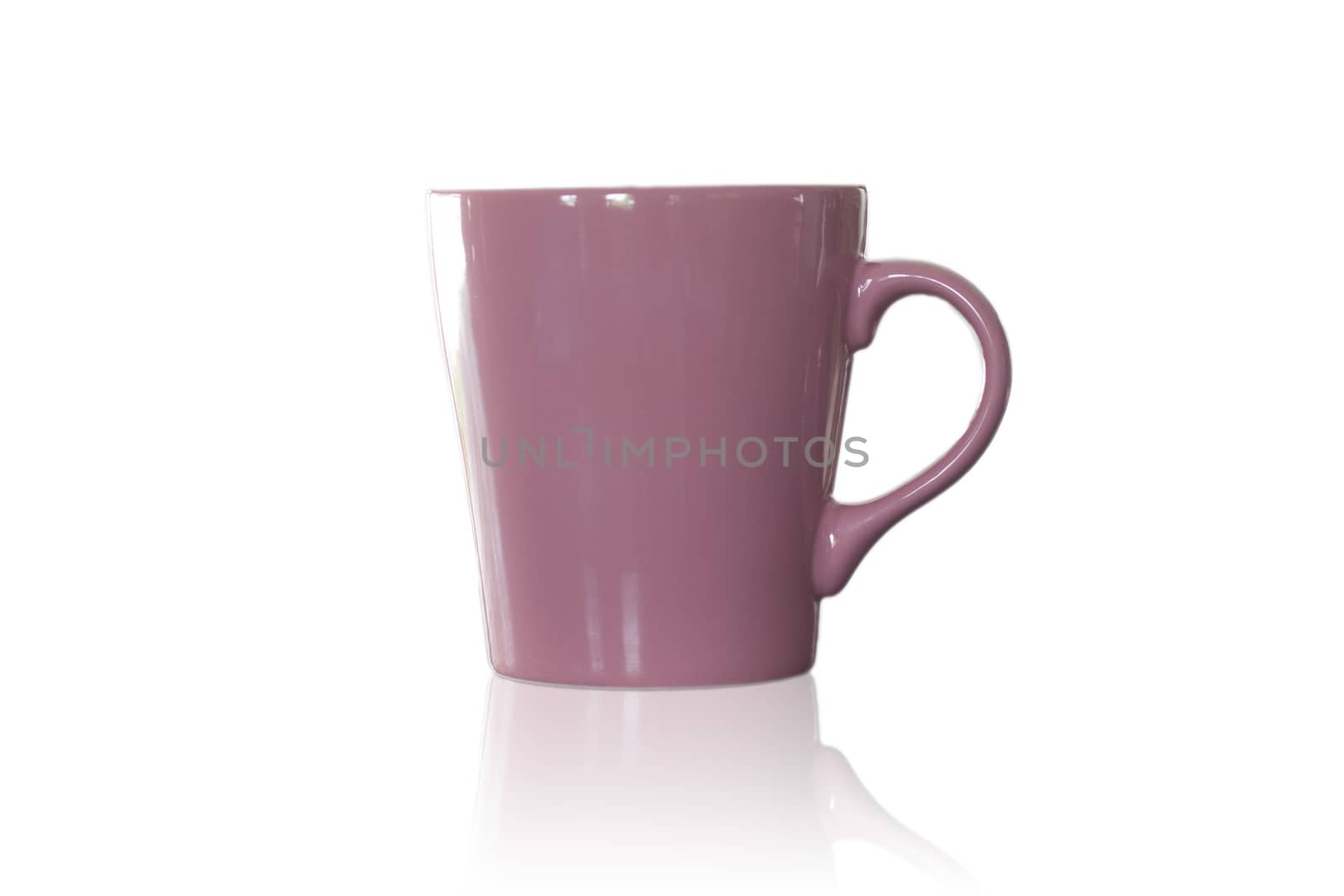 Coffee mug isolated on white background, stock photo