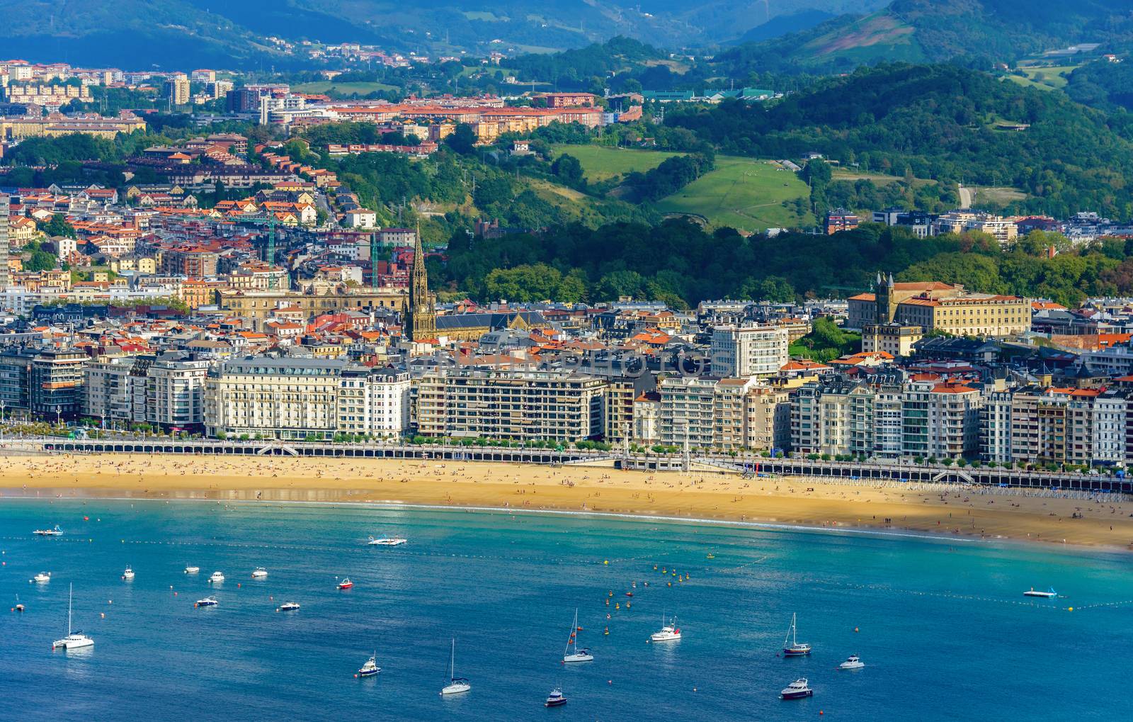 San Sebastian in the Basque Country, Spain