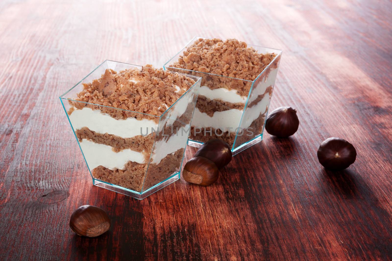 Chestnut puree dessert. by eskymaks