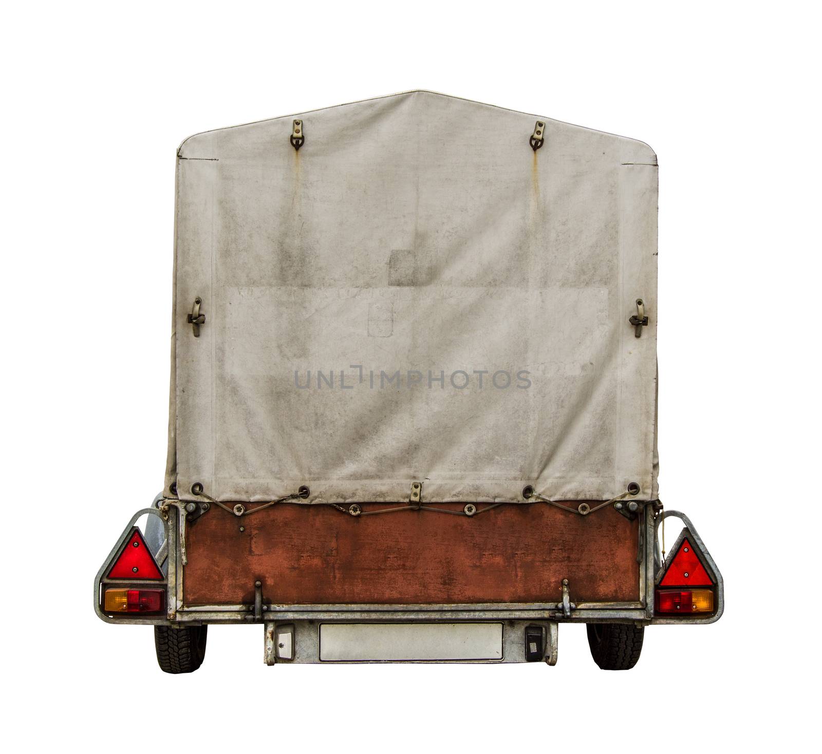 Car Trailer With Canvas by mrdoomits