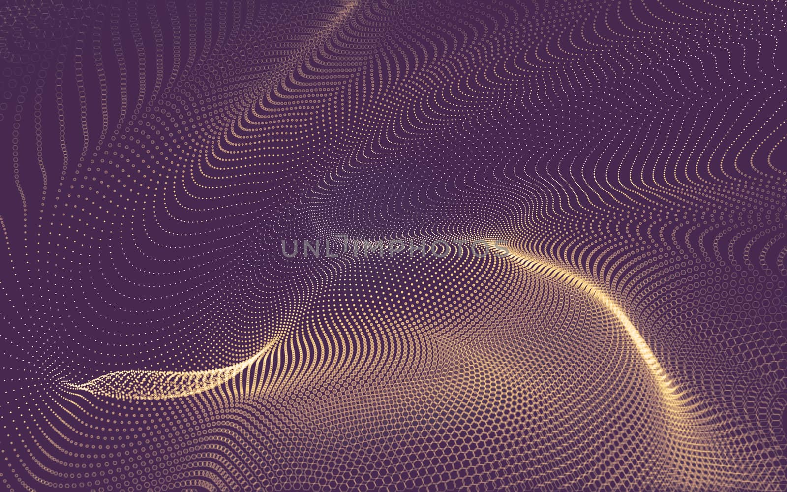 Abstract polygonal space low poly dark background with connecting dots and lines. Connection structure. 3d rendering