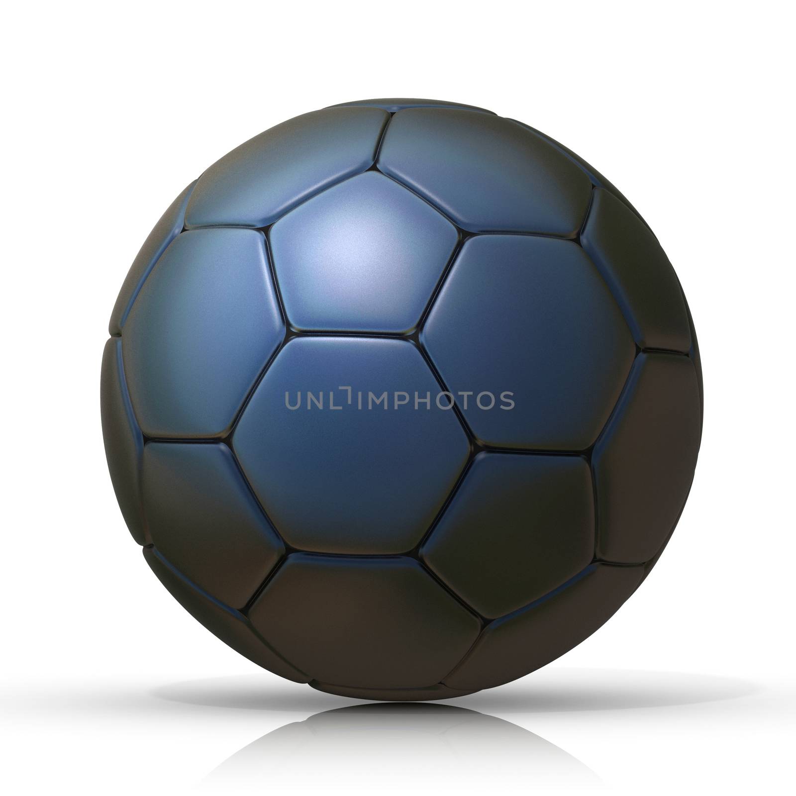 Black football - soccer ball by djmilic