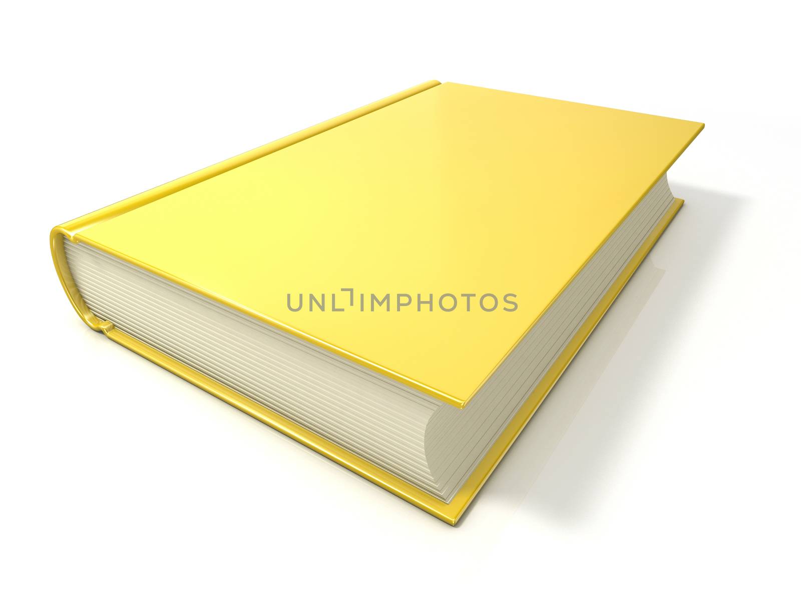 Yellow book. 3D by djmilic