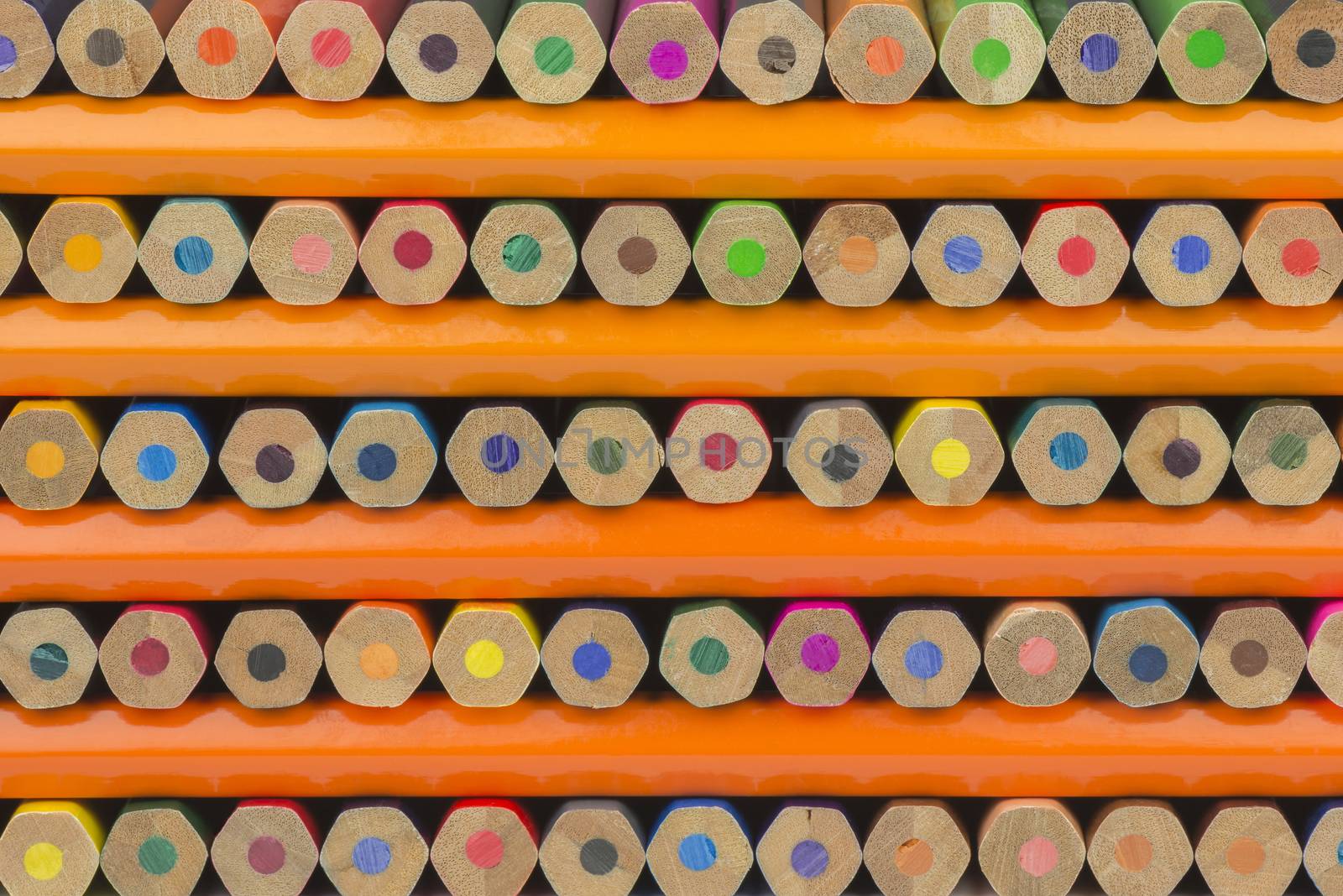 Collection of colorful pencils as a background picture
