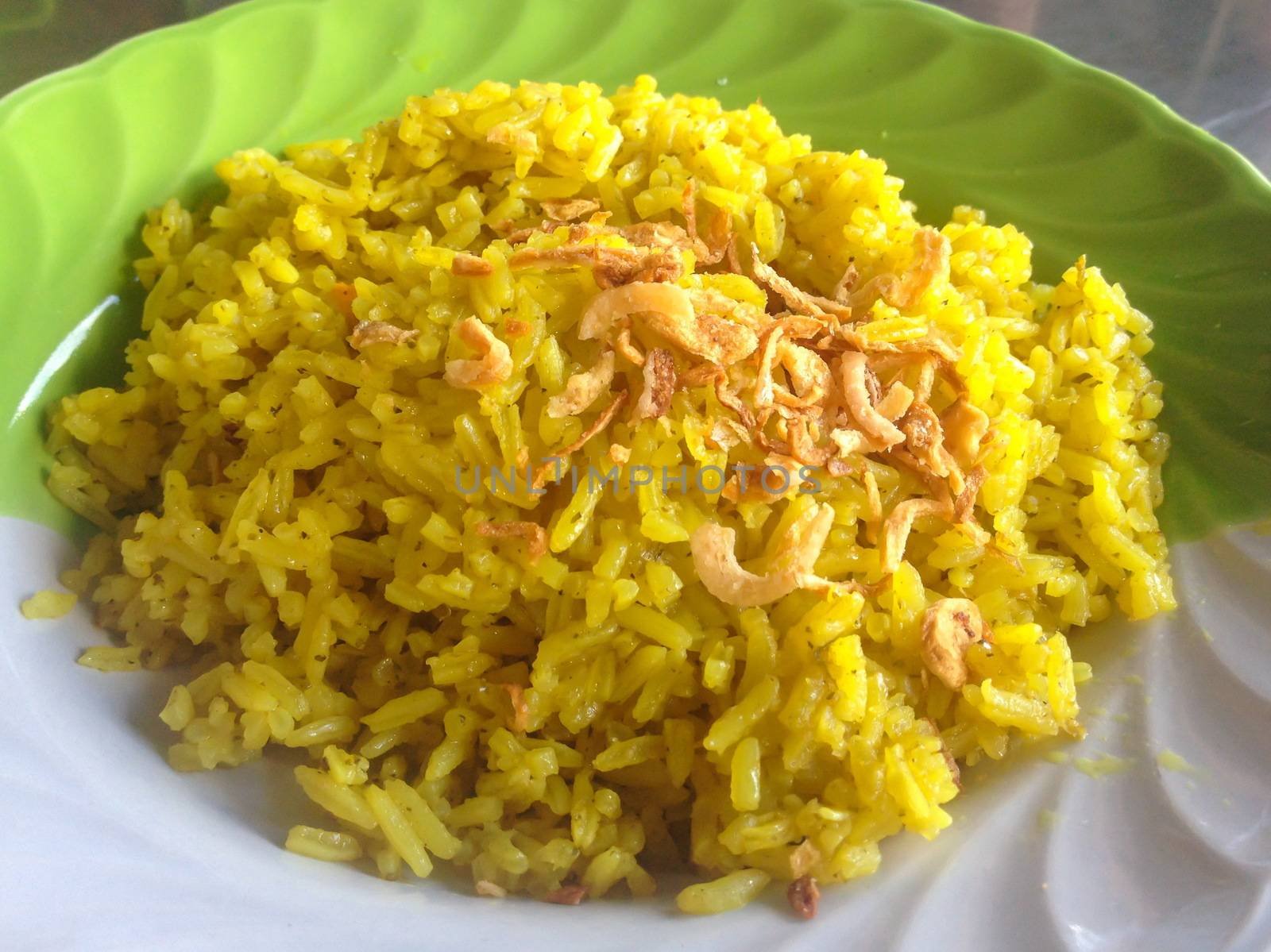 Muslim yellow rice by worrayuth