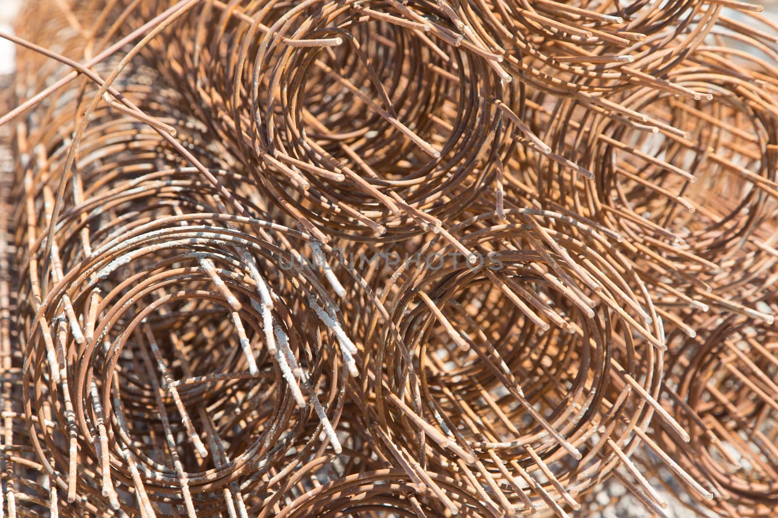 Many Industrial Rusty Steel Wire for architecture