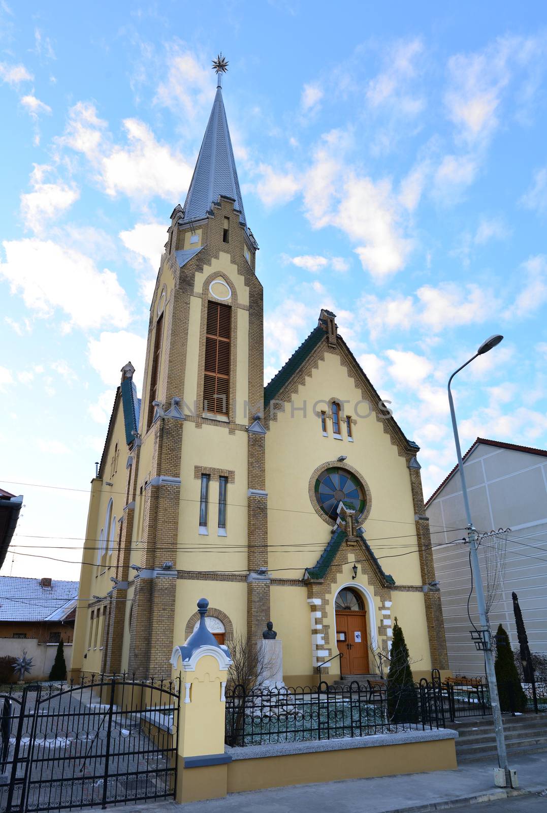 Lugoj City Romania Protestant Church landmark architecture