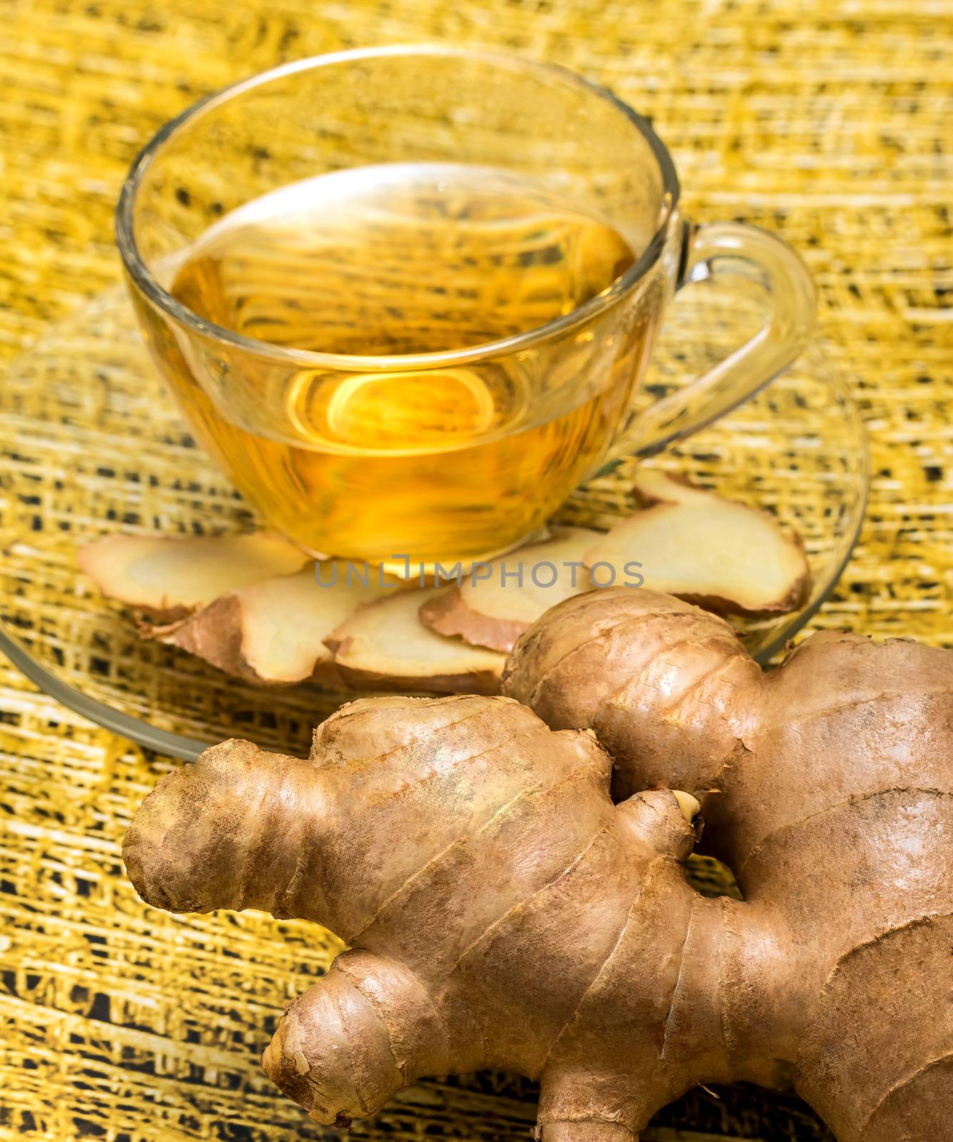 Ginger Tea Showing Drinks Herbal And Teacup