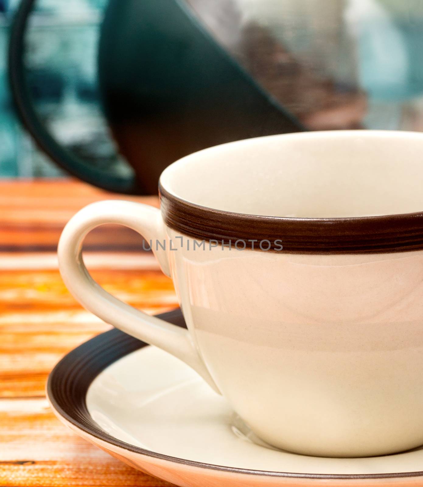 Green Tea Cup Representing Beverage Cafeterias And Drink