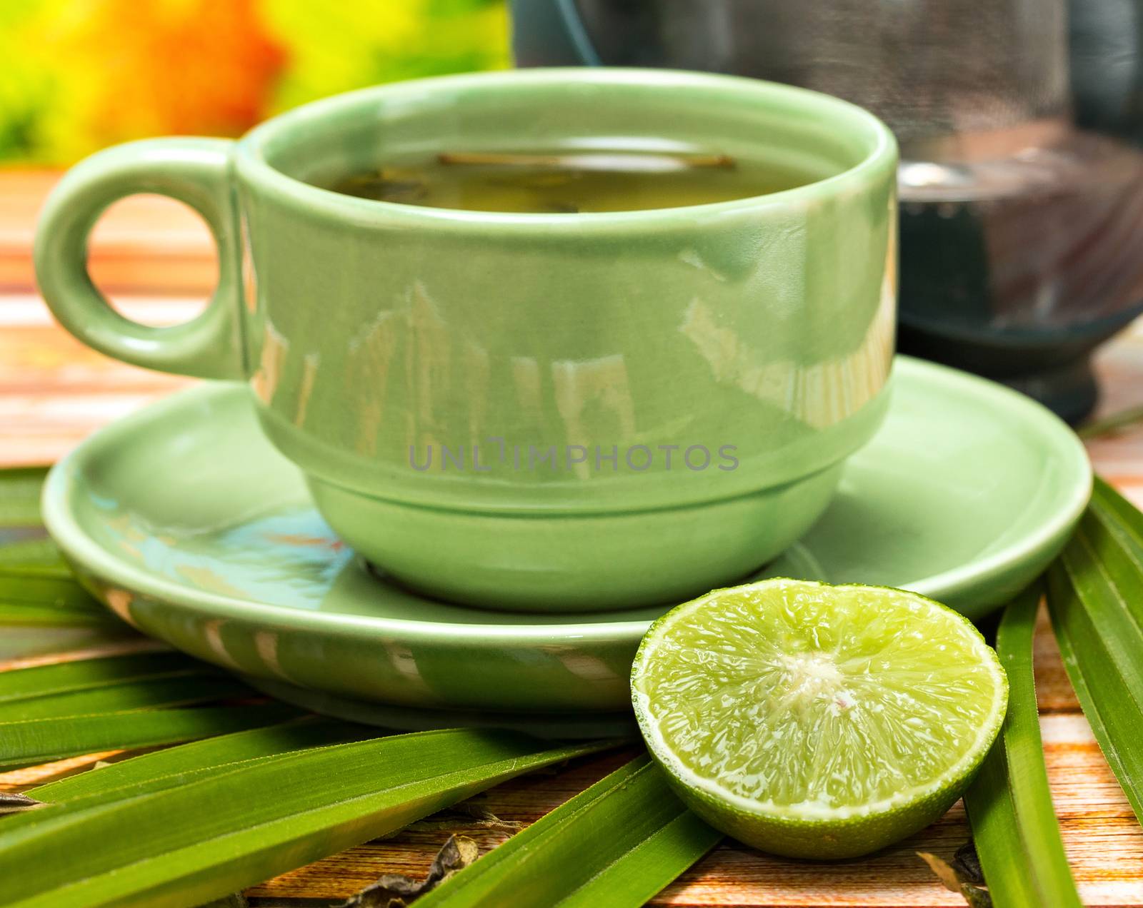 Lime Green Tea Meaning Drinks Refreshing And Cafeterias