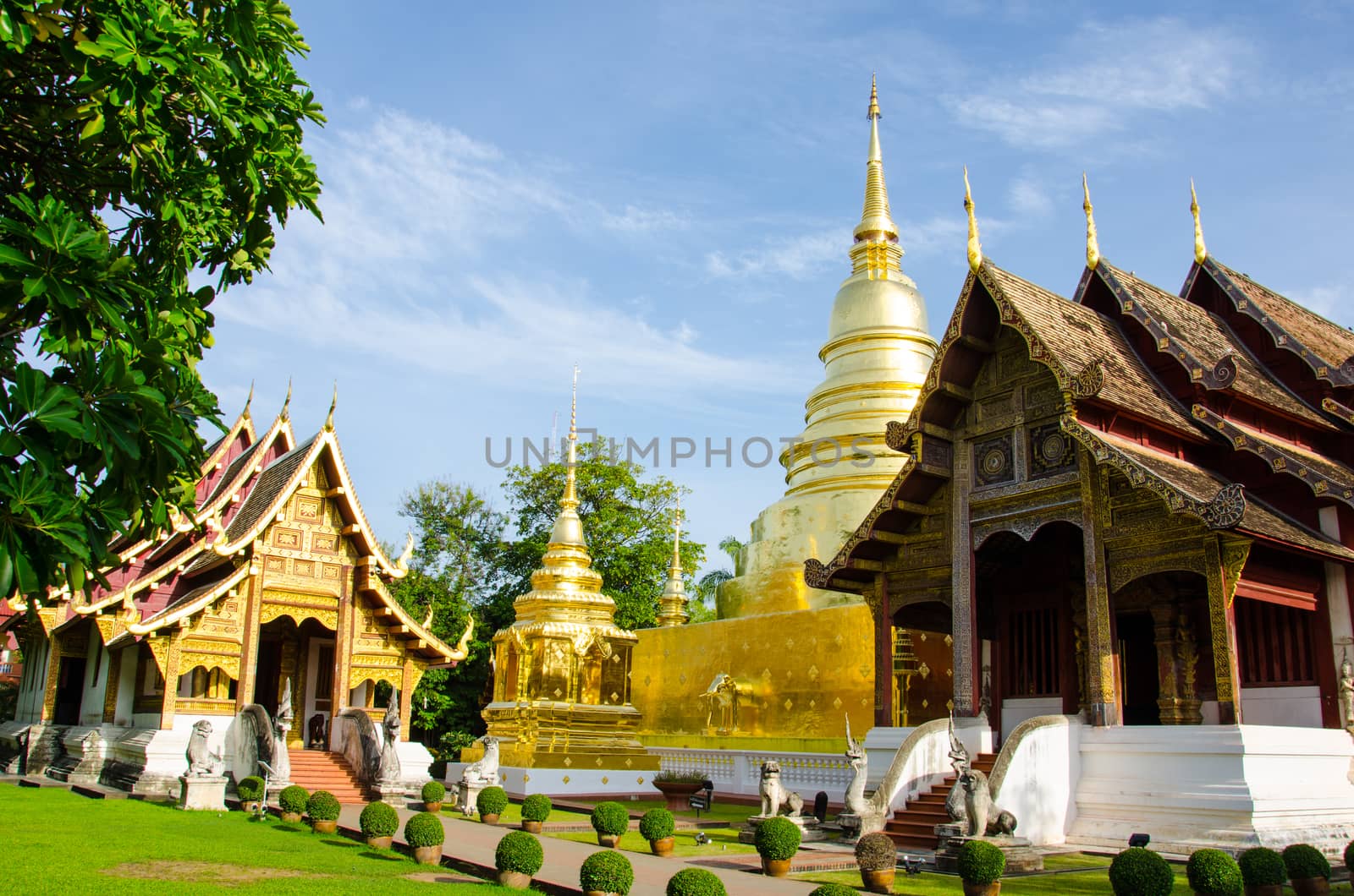 phra sing temple in chiangmai , thailand