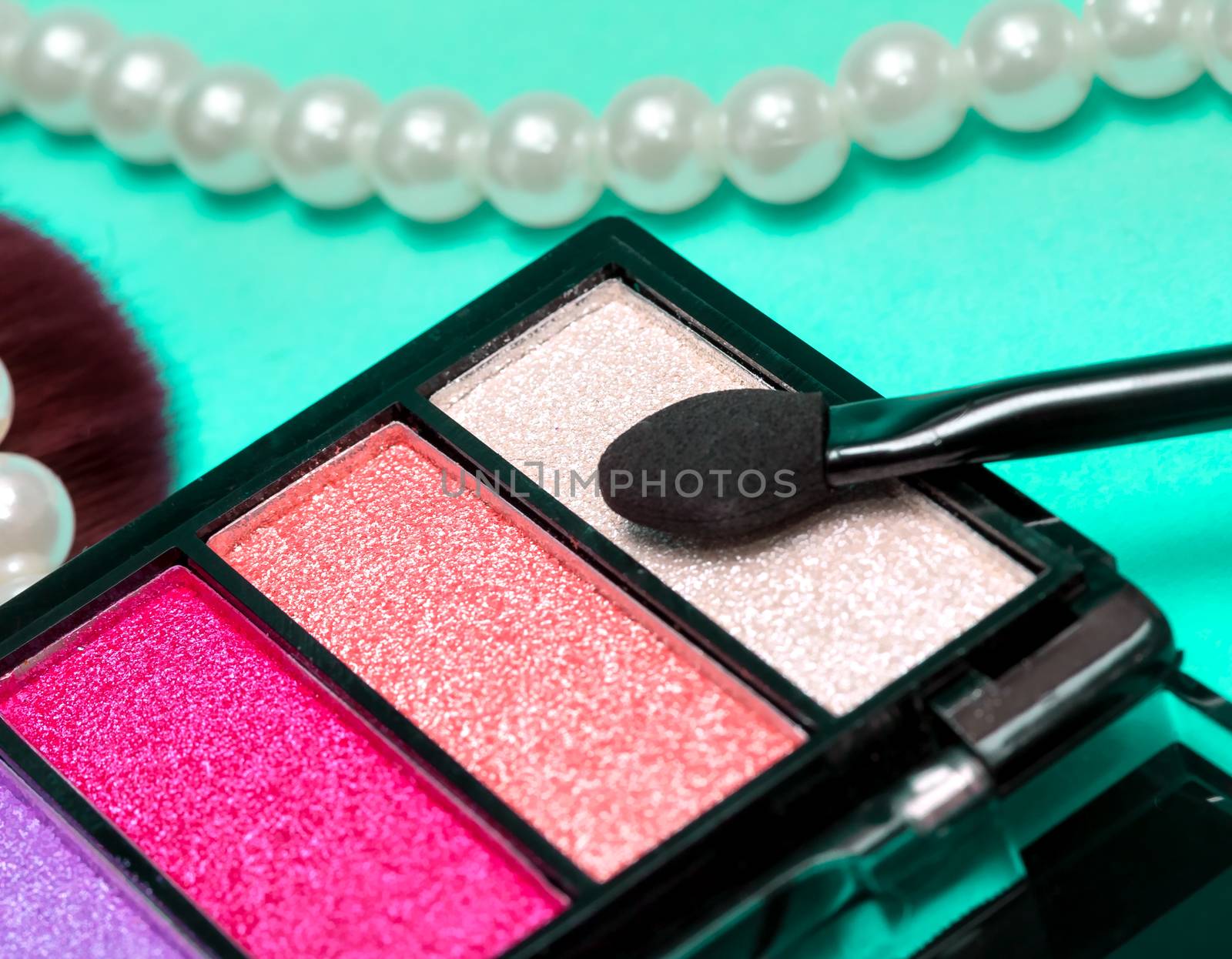 Eye Shadow Makeup Indicating Beauty Product And Glamour