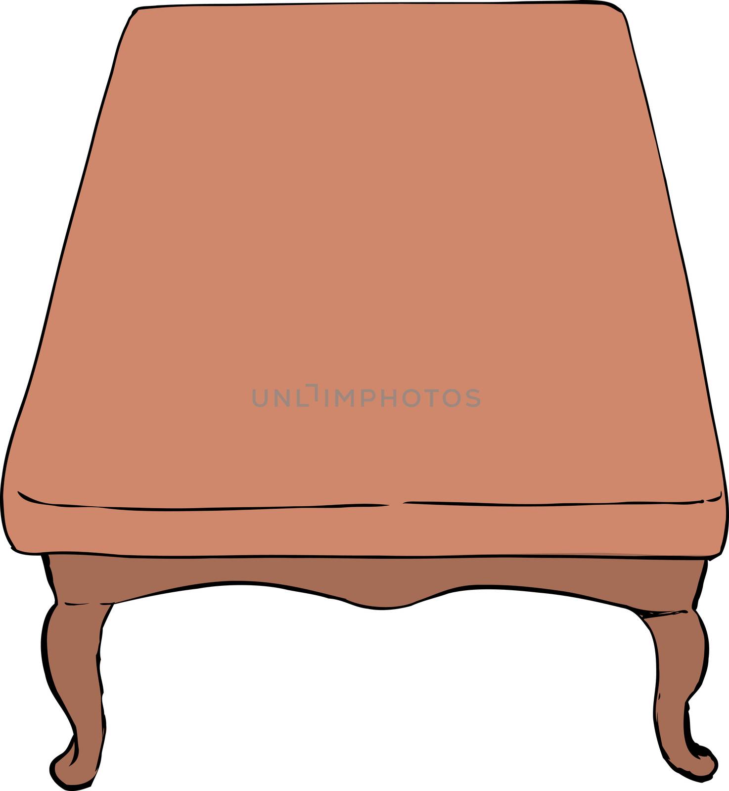 Short antique table illustration by TheBlackRhino