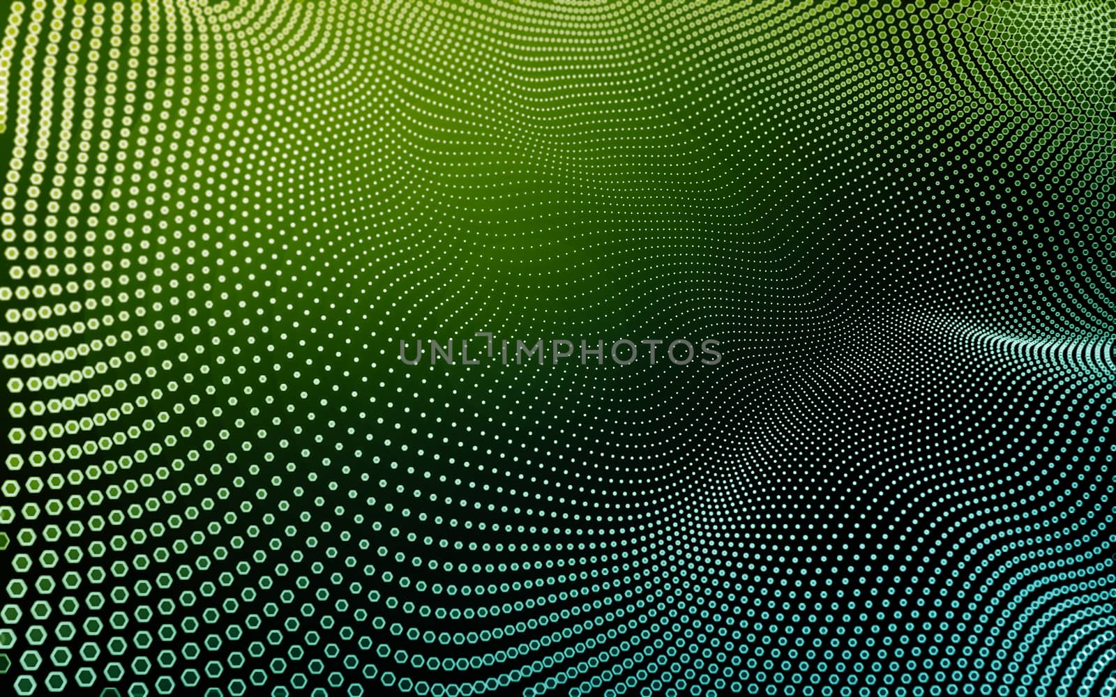 Abstract polygonal space low poly dark background with connecting dots and lines. Connection structure. 3d rendering