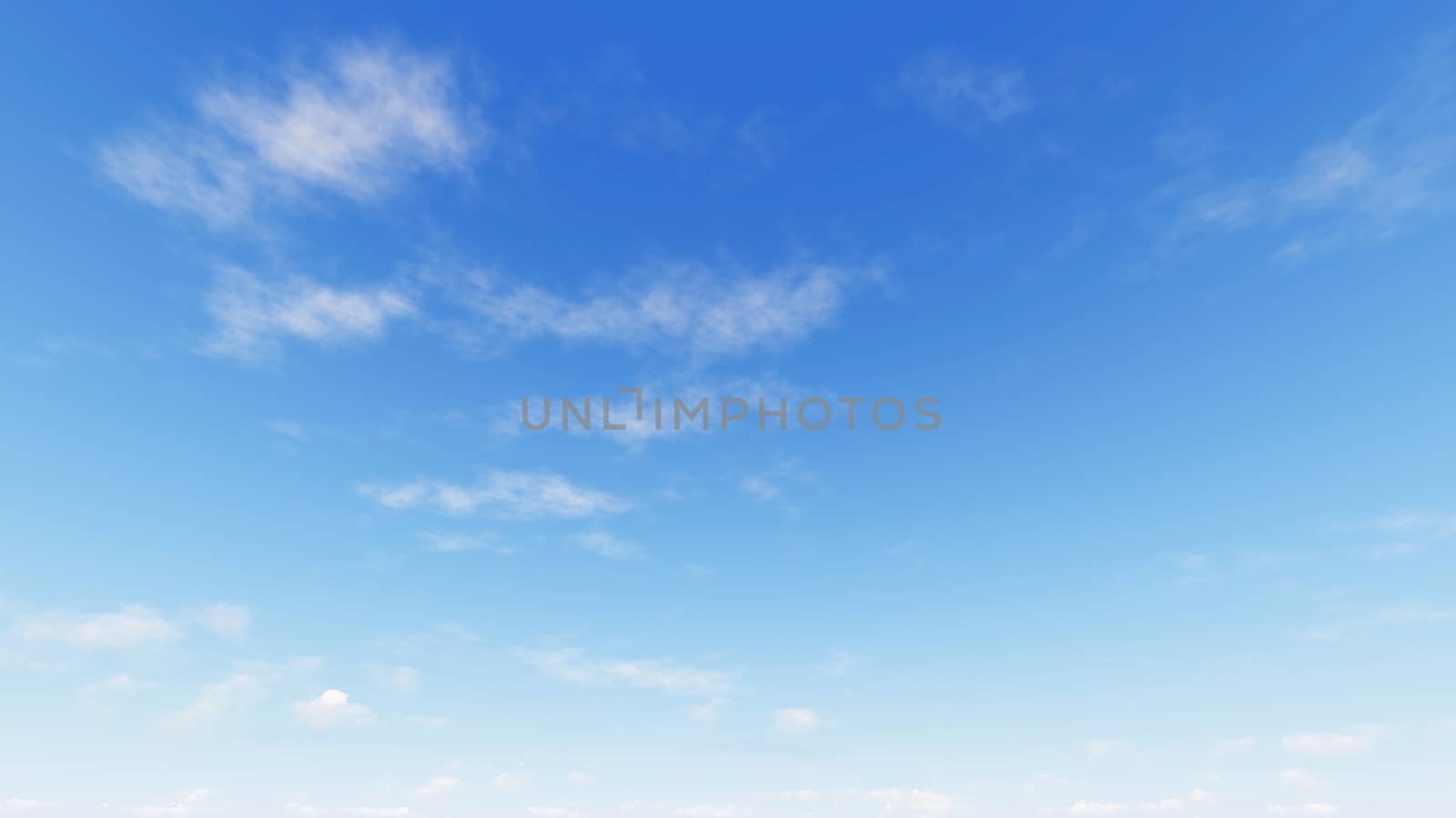 Cloudy blue sky abstract background, blue sky background with tiny clouds, 3d rendering

