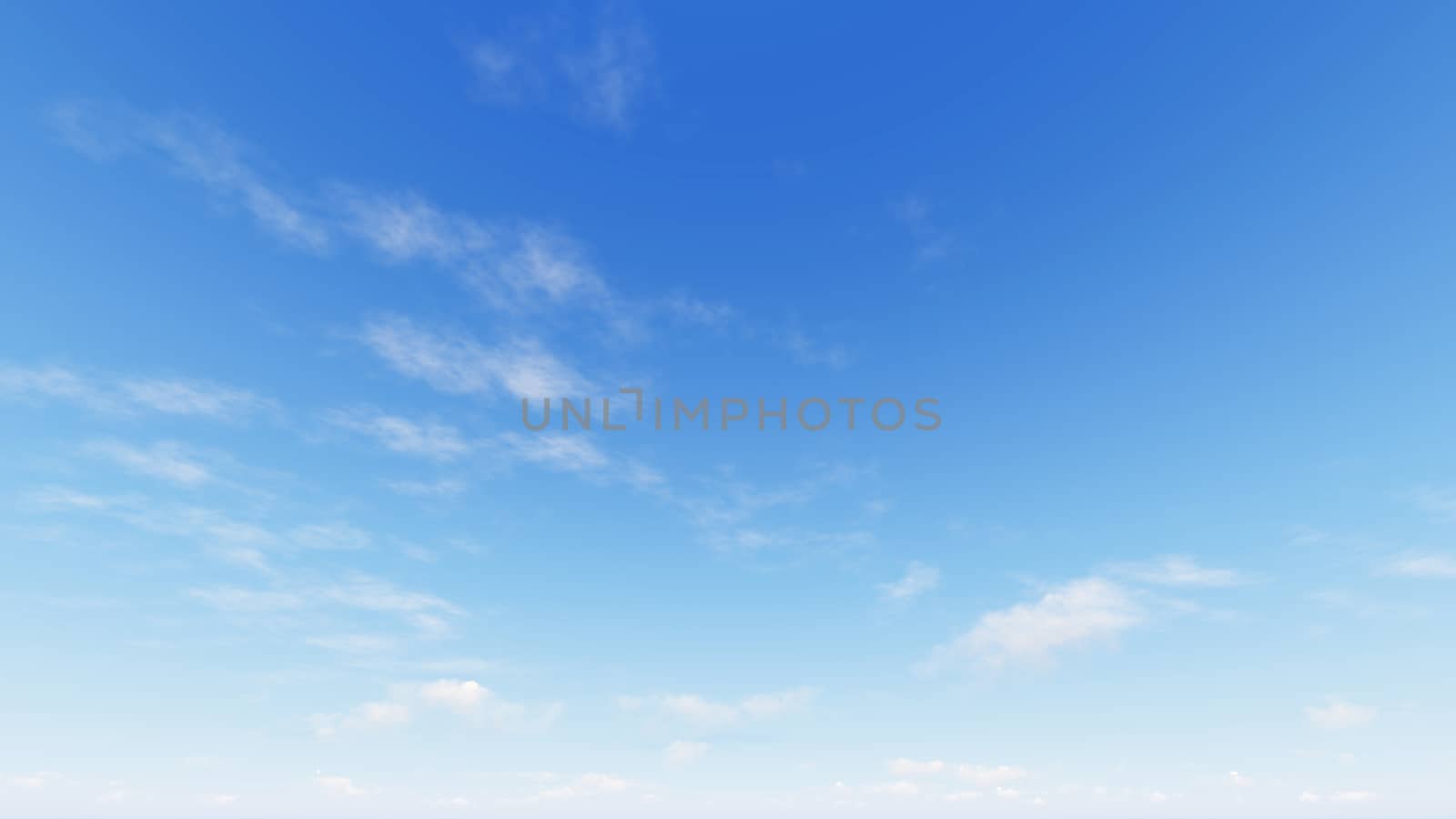 Cloudy blue sky abstract background, blue sky background with tiny clouds, 3d rendering

