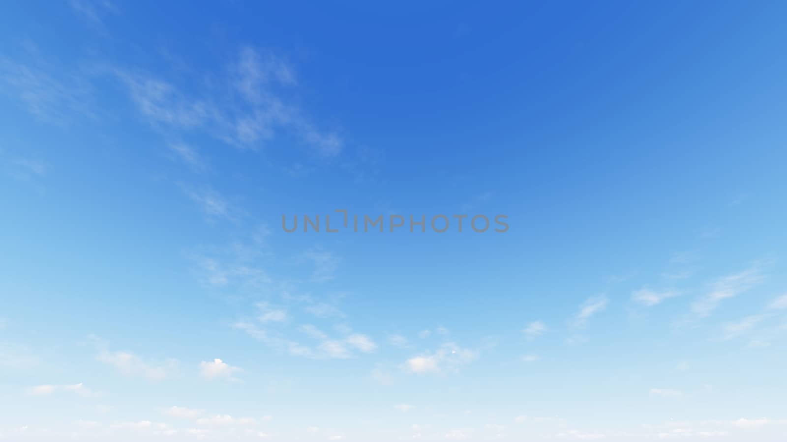 Cloudy blue sky abstract background, blue sky background with tiny clouds, 3d rendering

