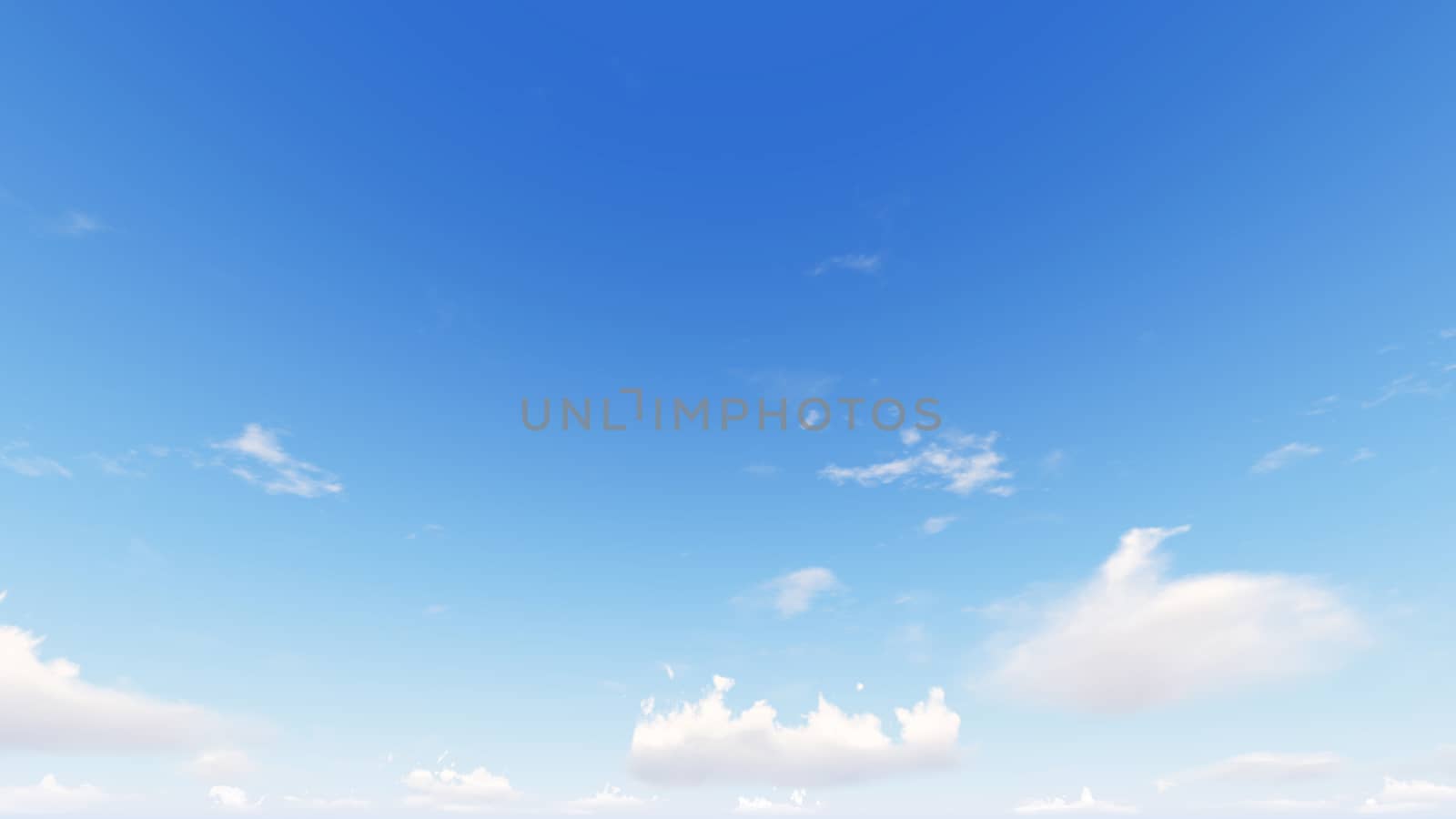 Cloudy blue sky abstract background, blue sky background with tiny clouds, 3d rendering

