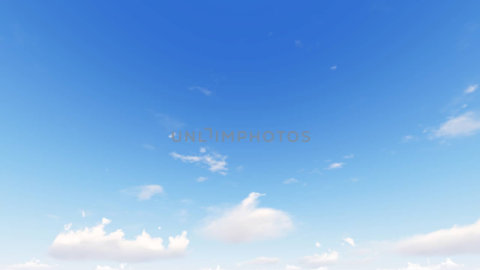 Cloudy blue sky abstract background, blue sky background with tiny clouds, 3d rendering

