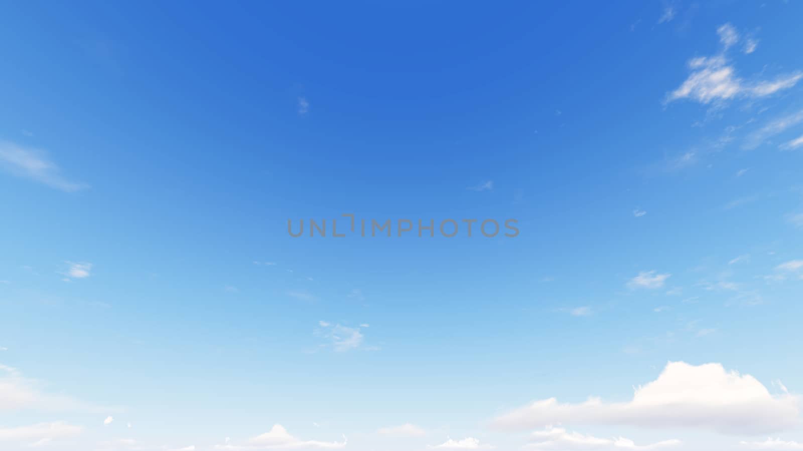 Cloudy blue sky abstract background, blue sky background with tiny clouds, 3d rendering

