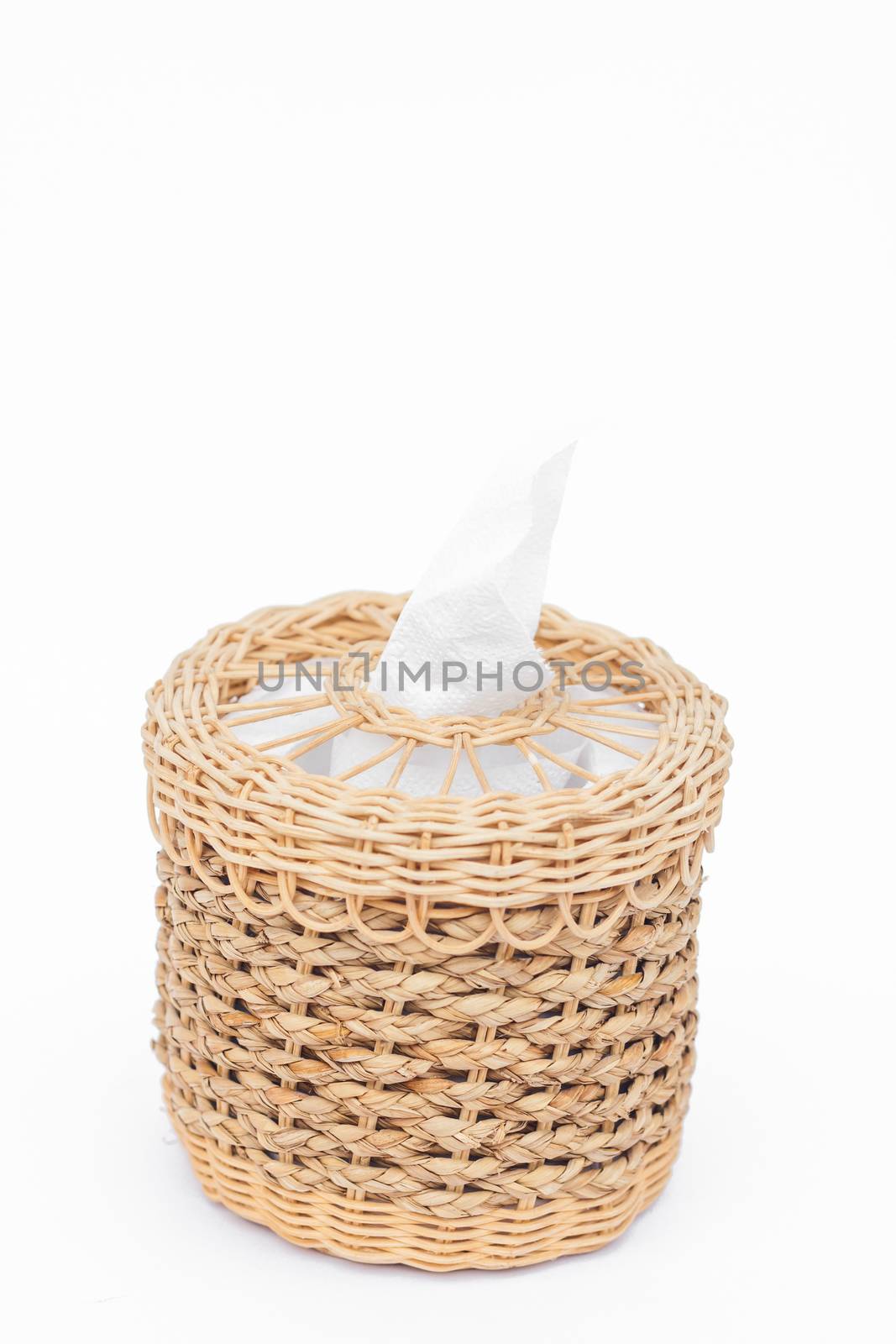 Craft weave tissue paper box by punsayaporn