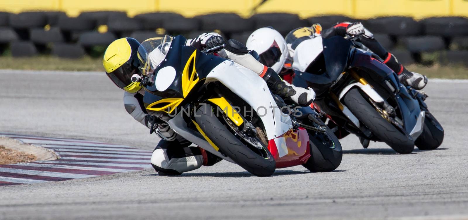 Mototbikes Racing on Track by fouroaks