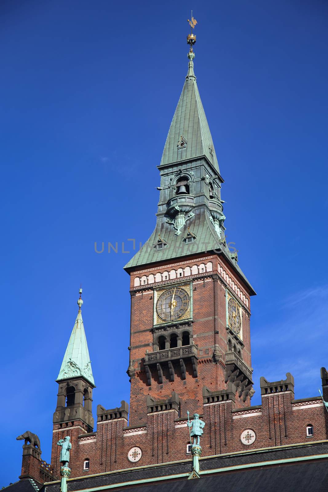 Radhus, Copenhagen city hall in Copenhagen  Denmark by vladacanon