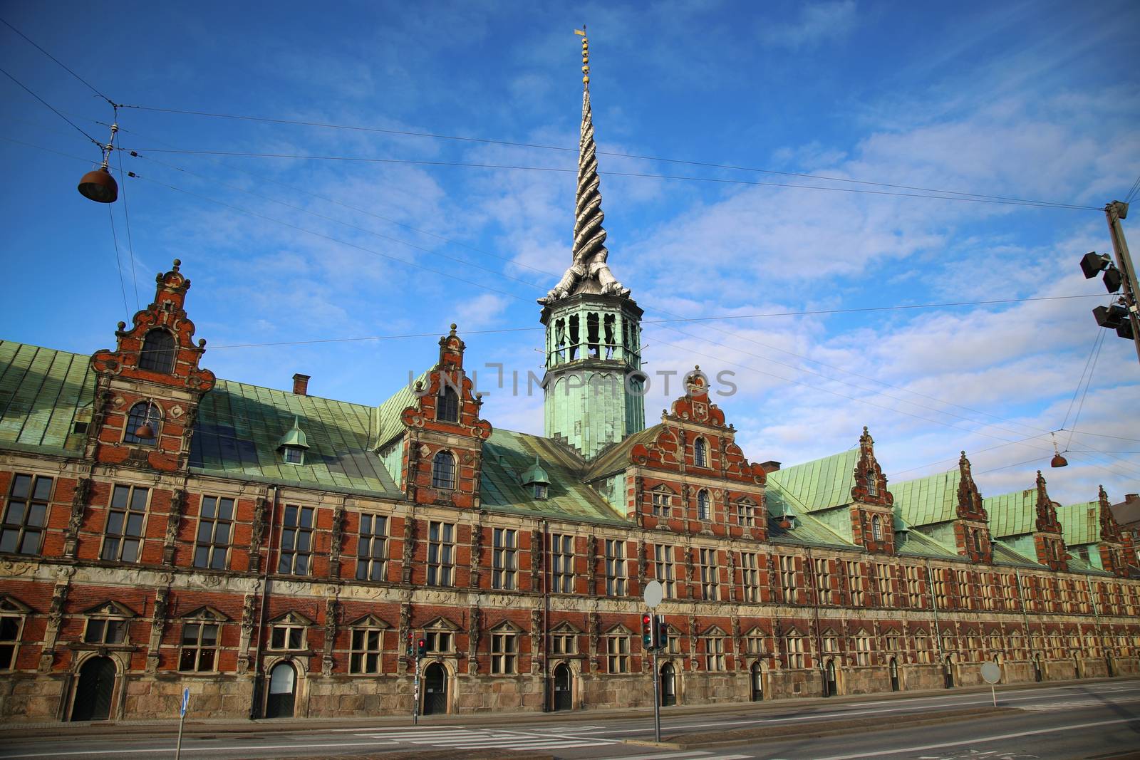 The Borsen, Oldest Building in Slotsholmen, in Copenhagen, Denma by vladacanon