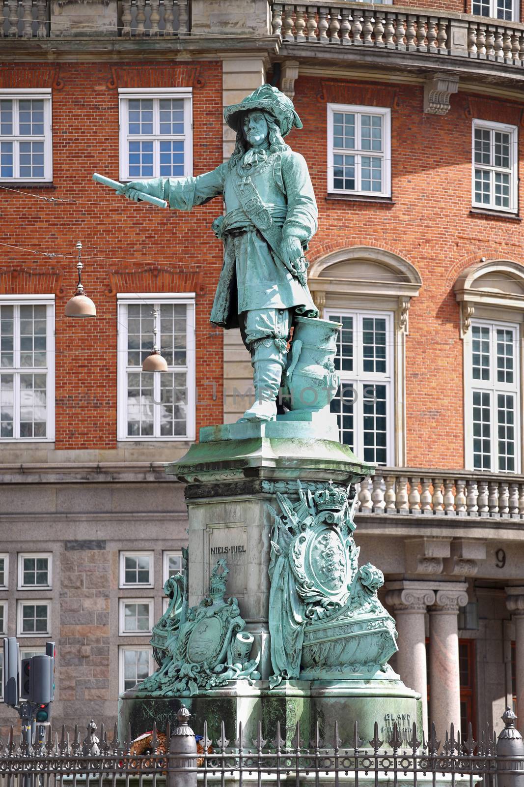  Statue Danish-Norwegian admiral Niels Juel in Copenhagen, Denma by vladacanon