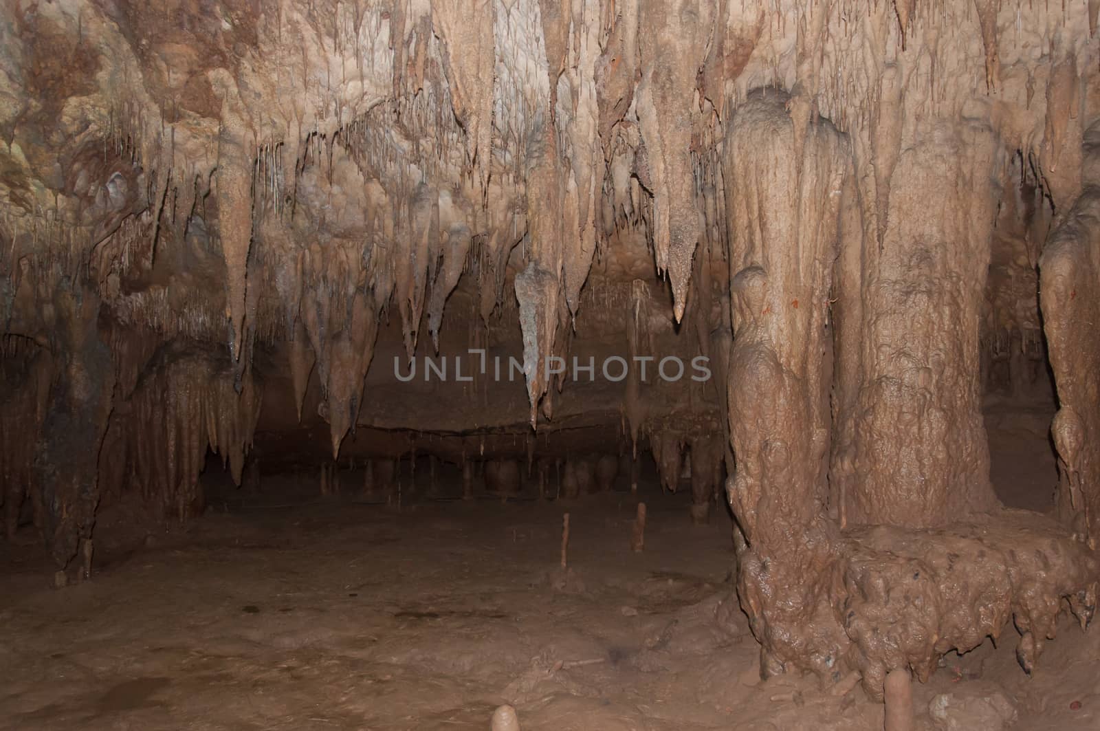 Sea Cave Kao-Kob in Trang Thailand. Sea Cave Kao-Kob is one of the most adventure place for traveller to paddle on boat to the beautiful cave.