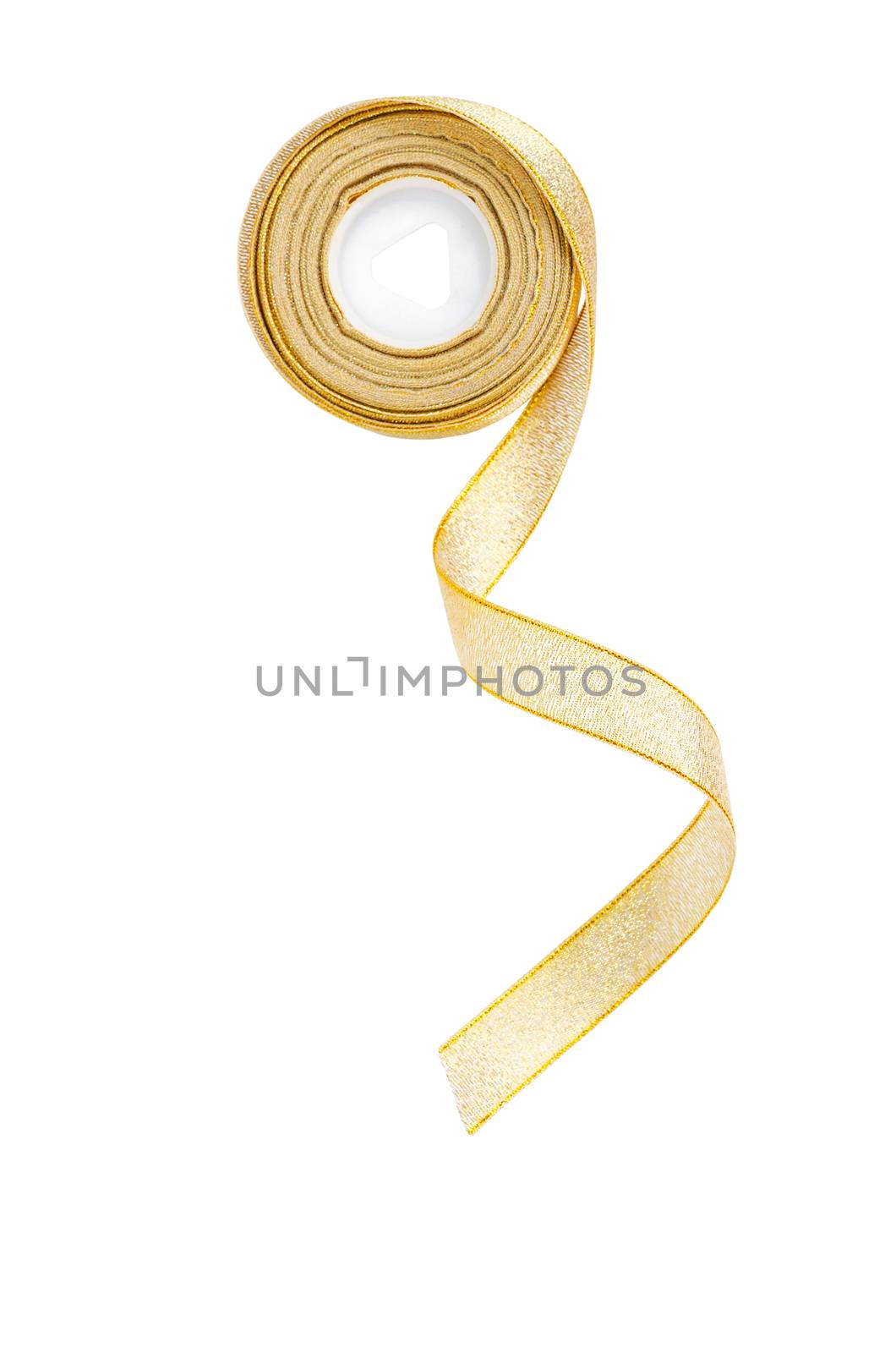 Gold ribbon roll. by Gamjai