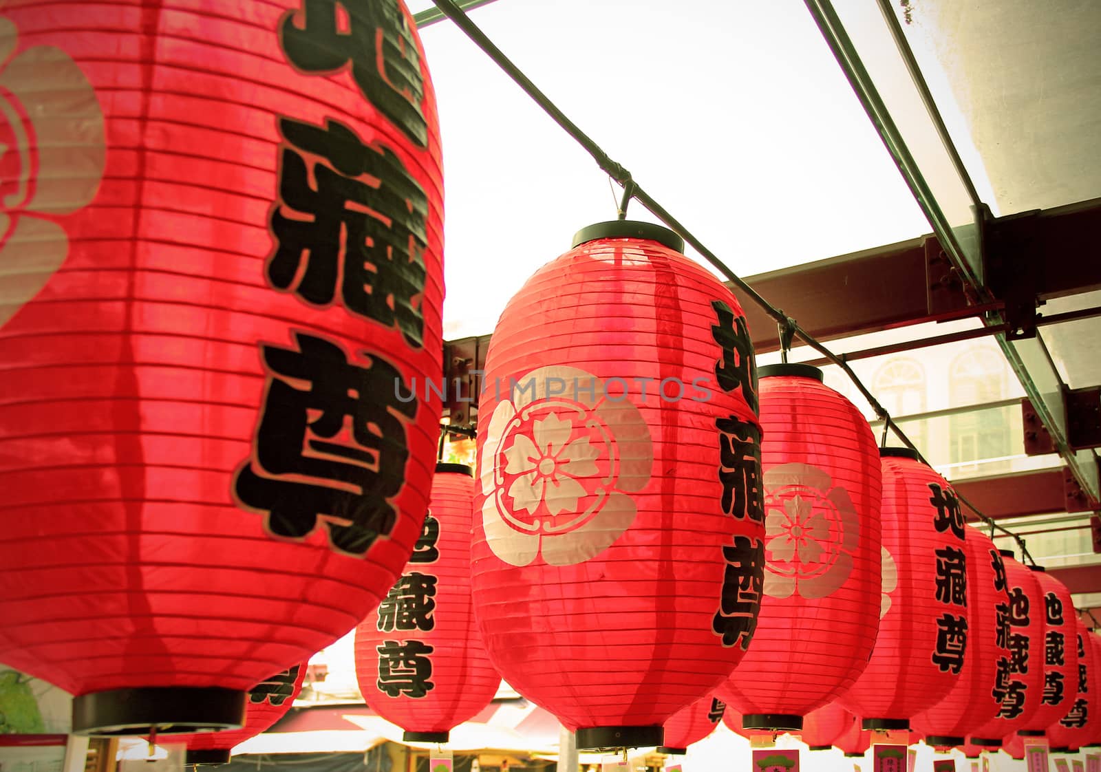 Asian traditional red lanterns by liewluck