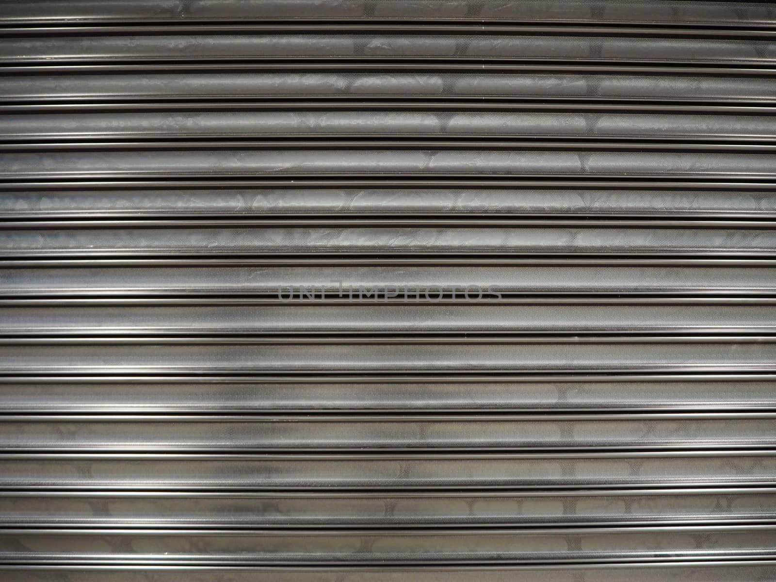 orrugated metal sheet shutter door texture.
