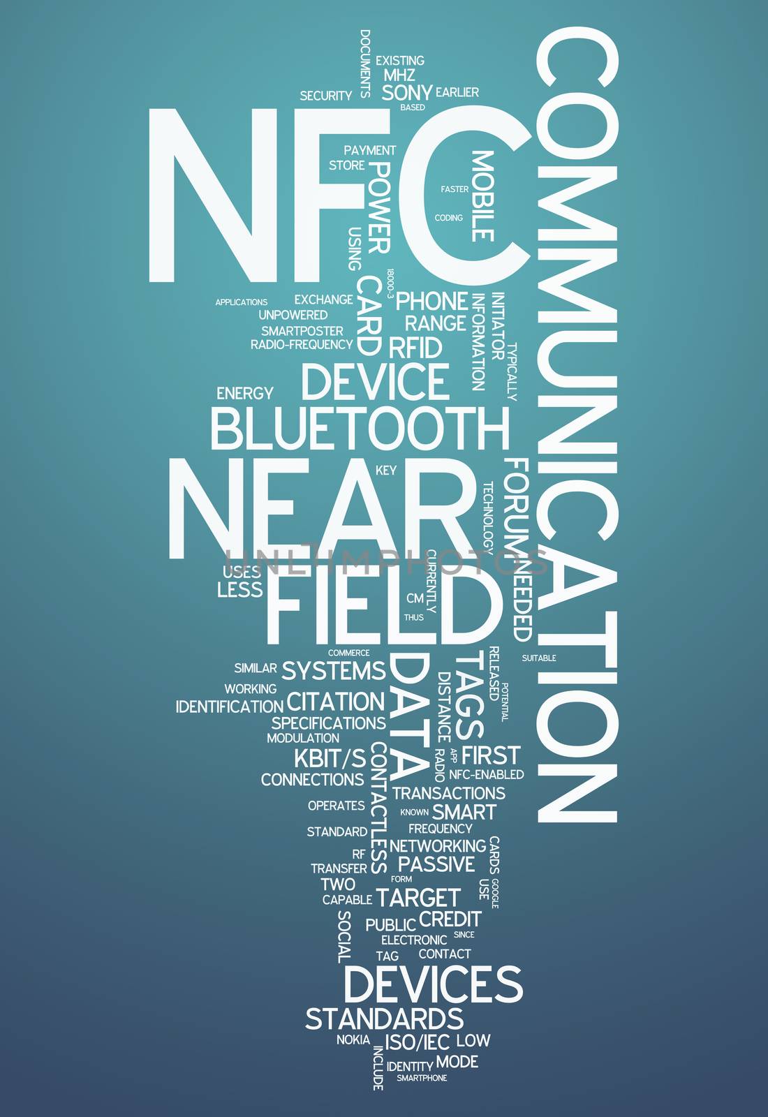 Word Cloud Near Field Communication by mindscanner