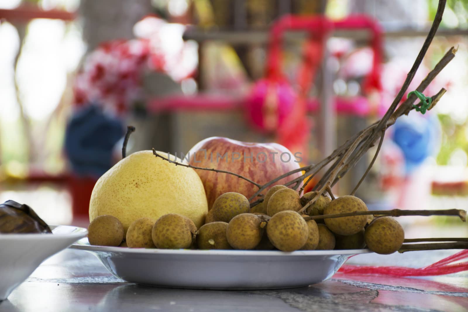 Fruit To pray Shrine in Chinese culture.