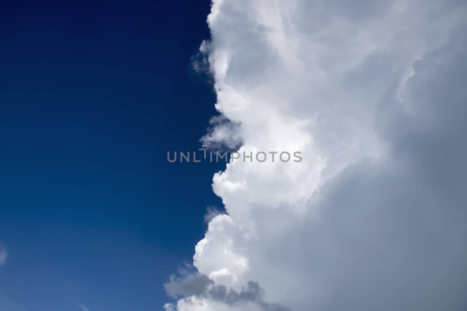 Clouds blue sky background.