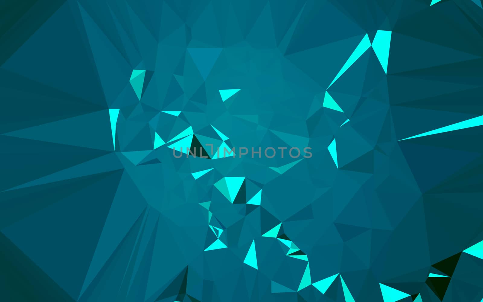 Abstract low poly background, geometry triangle by teerawit